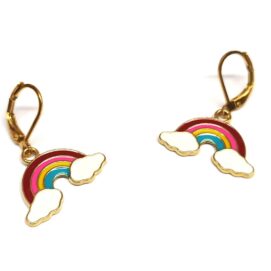 Παιδικά σκουλαρίκια ουράνιο τόξο