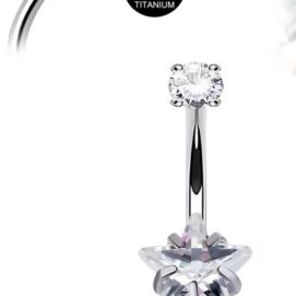 Σκουλαρίκι αφαλού τιτανίου