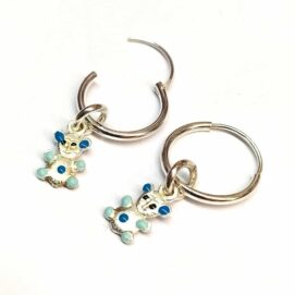 Ασημένια 925 σκουλαρίκια με αρκουδάκια