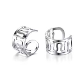 Ear cuffs σκουλαρίκια από χειρουργικό ατσάλι