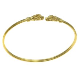 Ασημένιο 925 βραχιόλι μασίφ με λιοντάρια