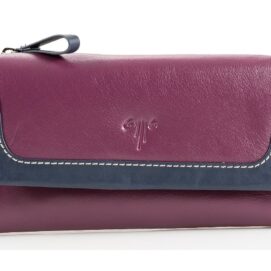 Kion δερμάτινο πορτοφόλι purple