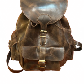 Kouros δερμάτινη τσάντα πλάτης