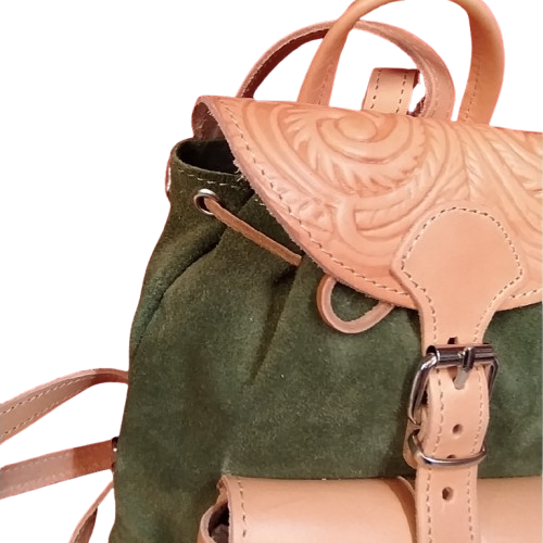 Kouros δερμάτινη τσάντα πλάτης - Image 3