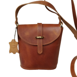 Χειροποίητο δερμάτινο τσαντάκι KOUROS