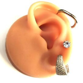 Σετ σκουλαρίκια από ατσάλι 3 τεμάχια