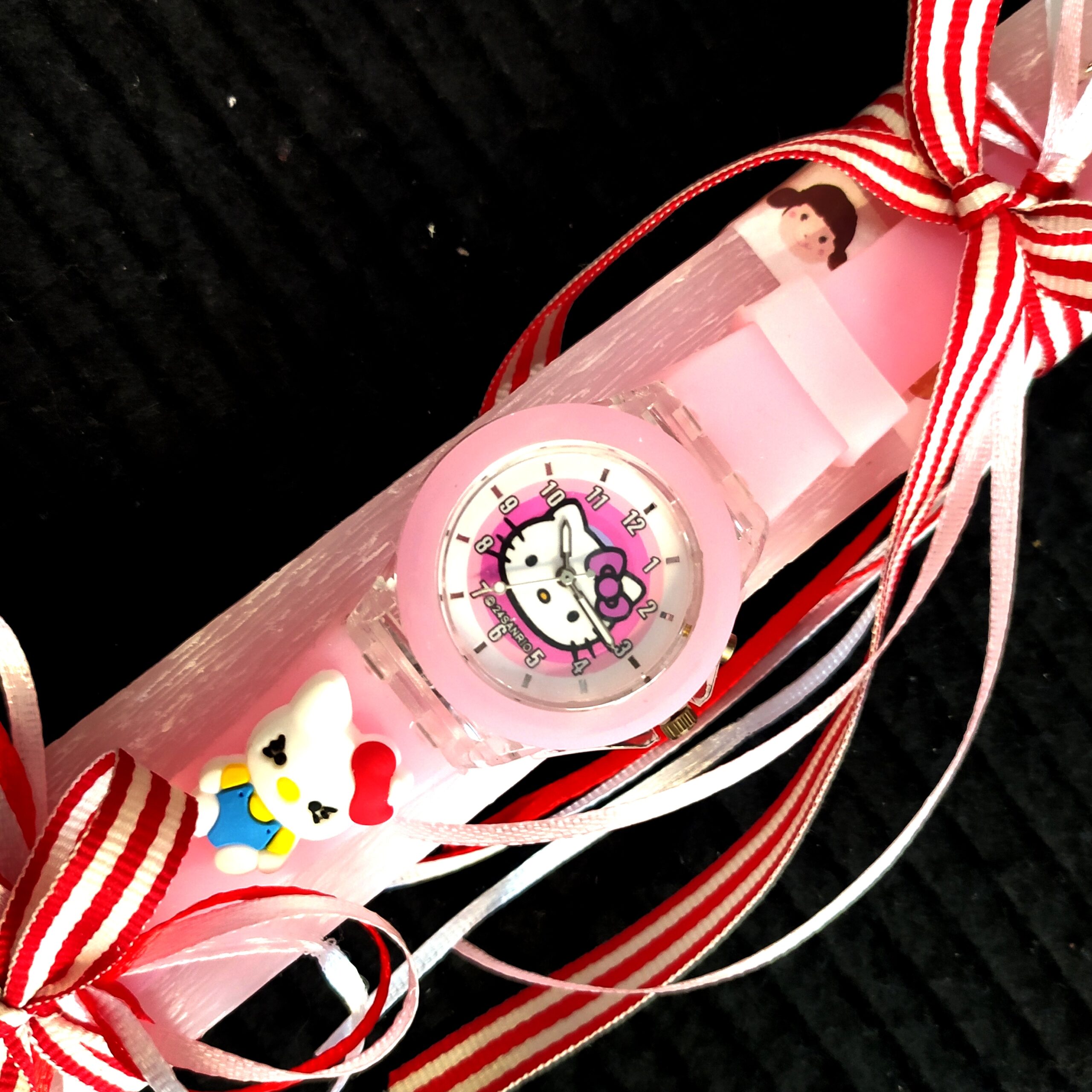 Πασχαλινή λαμπάδα με ρολόι Hallo Kitty - Image 2