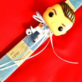 Πασχαλινή λαμπάδα πλακέ με φιγούρα Ροναλντο Ρεάλ