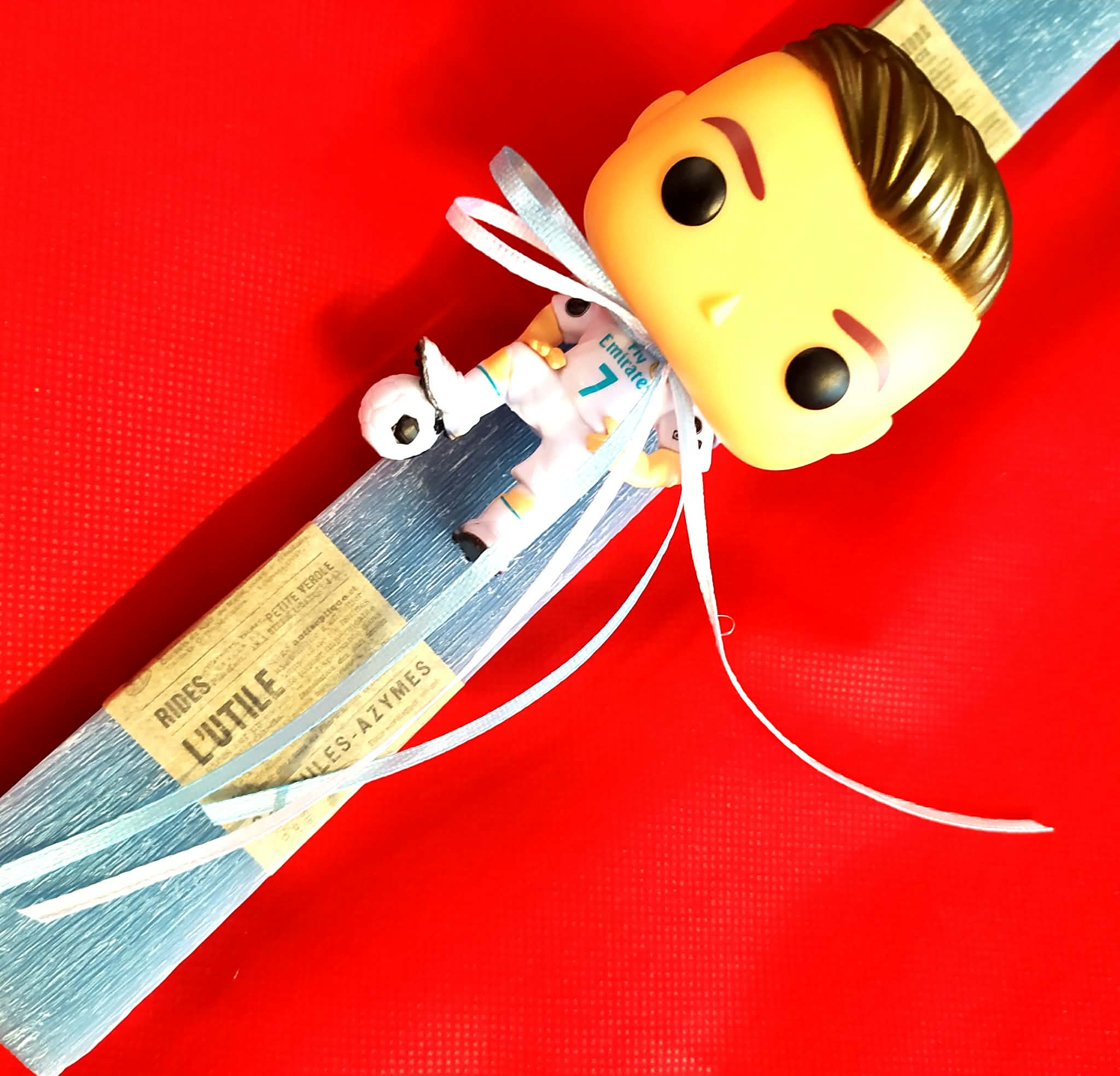 Πασχαλινή λαμπάδα πλακέ με φιγούρα Ροναλντο Ρεάλ