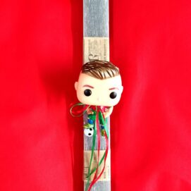 Πασχαλινή λαμπάδα πλακέ με φιγούρα Ροναλντο Πορτογαλία